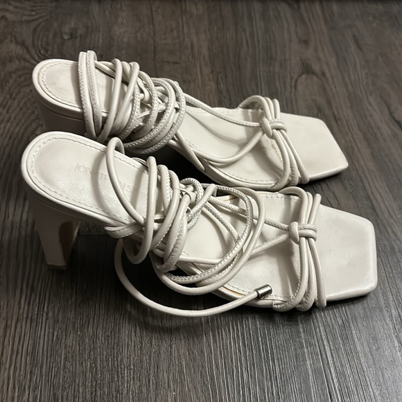 Jonathan Simkhai Heeled Wrap Sandal - Picture 3 of 4